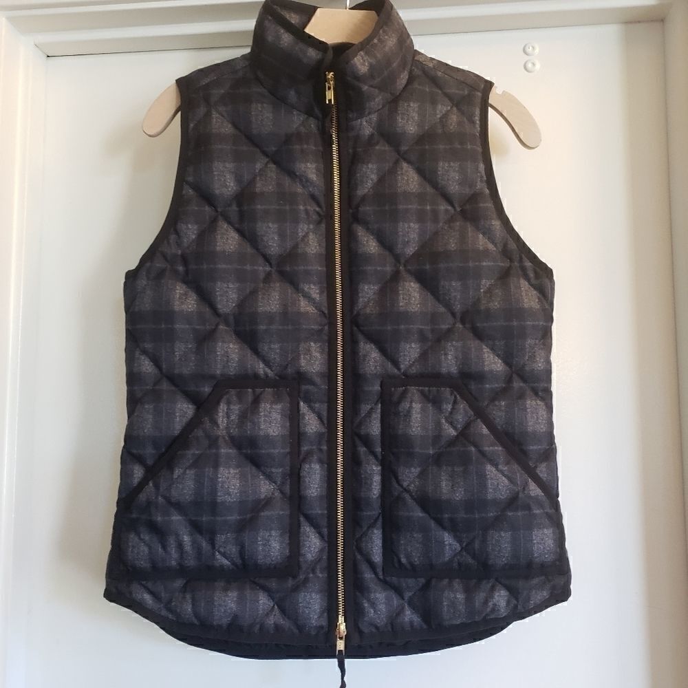 J CREW factory down puffer vest